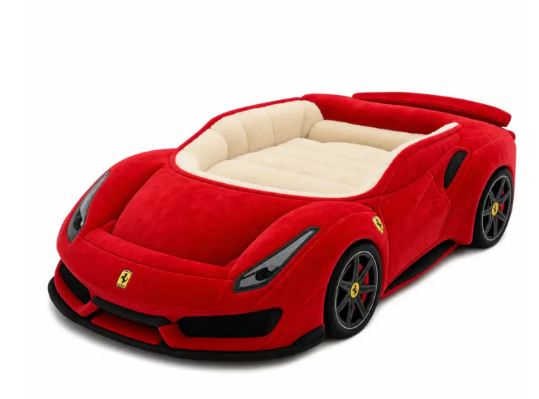 Cama para perro Ferrari 488 – Roja